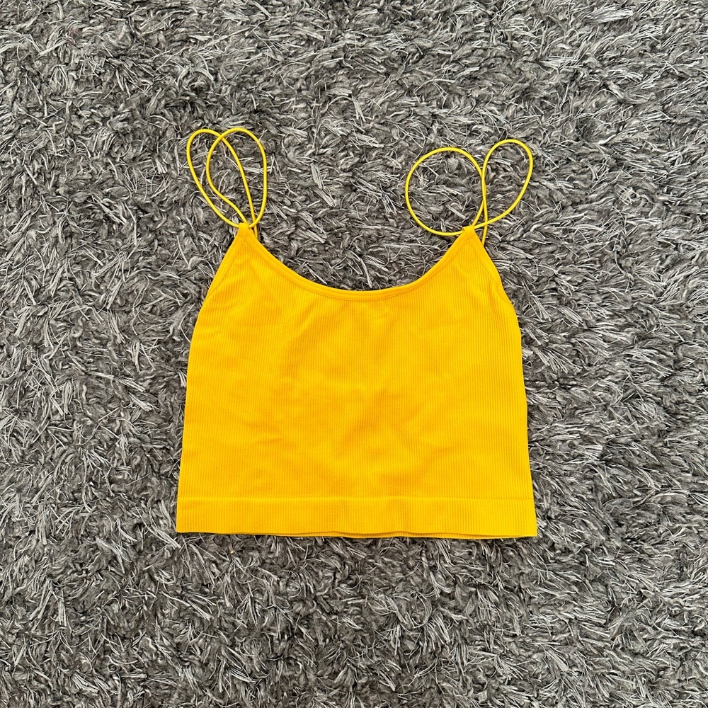 Forever 21 - Mustard Yellow Crop Top